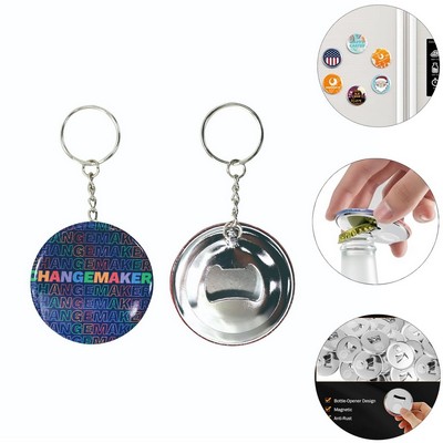 Tinplate Refrigerator Magnet Bottle Opener