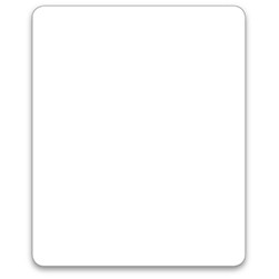 4 1/2" X 5 1/2" Blank ROS Sticker