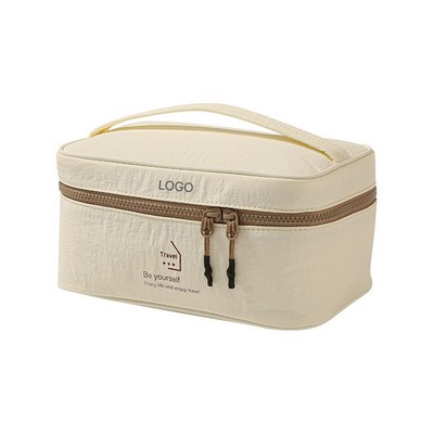 High-Aesthetic Multi-functional Makeup Bag Water-Resistant Travel Cosmetic Organizer