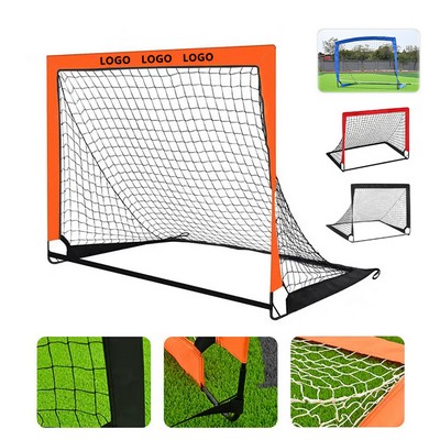 4X3' Portable Foldable Oxford Soccer Goal W/ Ground Stakes