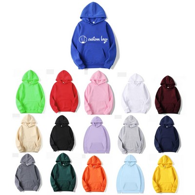 Multicolored Polyester Inner Fleece Hoodie