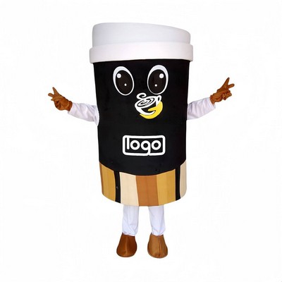 Customized Coffee Drink Mascot Costume Set