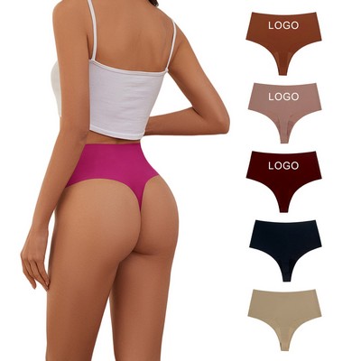 Women's High-Rise Seamless Nude-Feel Thong