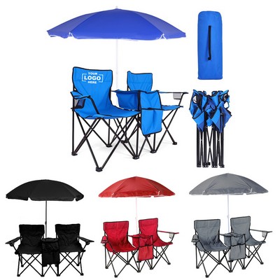 Portable Double Seat Camping Chair