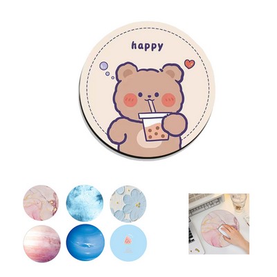 Full Color Sublimation Circle Rubber Mouse Pad