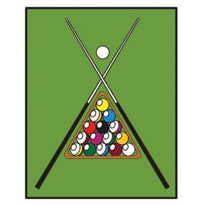 Pool Table Rack Magnet w/ Full Magnetic Back (8 Square Inch)