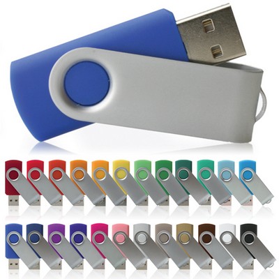 High Speed USB 2.0 Swivel Twister Flash Drive (512MB)