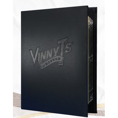 Chadwick Quad Panel/6 View Menu Cover (Holds SIX 5 1/2" x 8 1/2" Inserts)