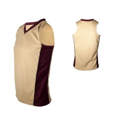 Girl's Dazzle Cloth Multi Sport Jersey Shirt w/Contrast Side Panel & Piping