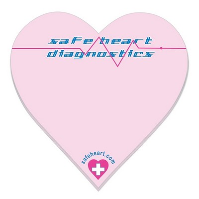Adhesive Note Shape - Heart (5.5x5.5) - 100 Sheets