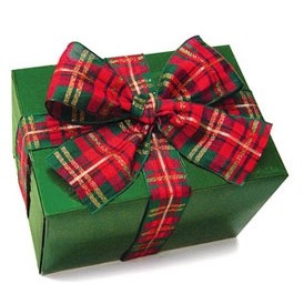 3/8" Christmas Plaid Ribbon
