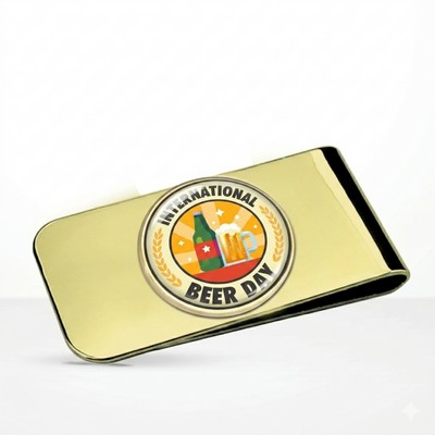 Money Clip with Photoart Classic Lapel Pin (Up to 1")