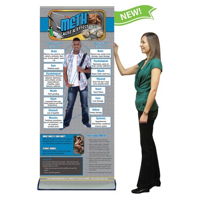 Meth Cause & Effect Retractable Banner