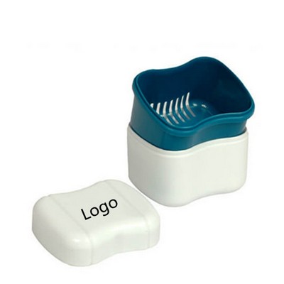 Denture Storage Box with Mesh Net