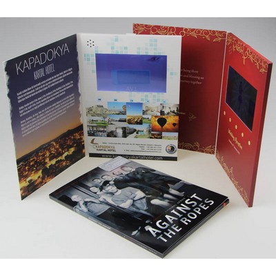 4GB 4.3" LCD A4 Size Bi-fold Video Brochure