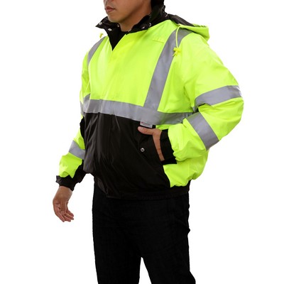 Reflective Apparel™ Hi-Vis 2-Tone Waterproof Bomber Jacket