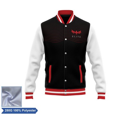 Unisex Sublimation Premium Double Layer Varsity Jacket