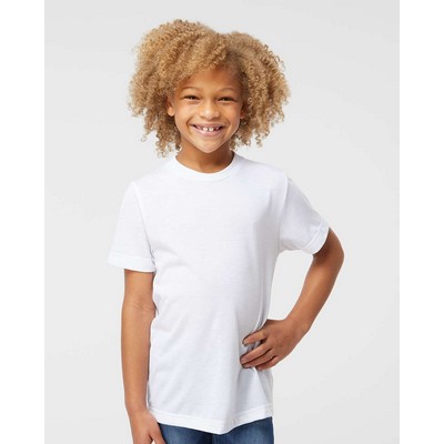 SubLiVie Youth Polyester Sublimation Short Sleeve Tee