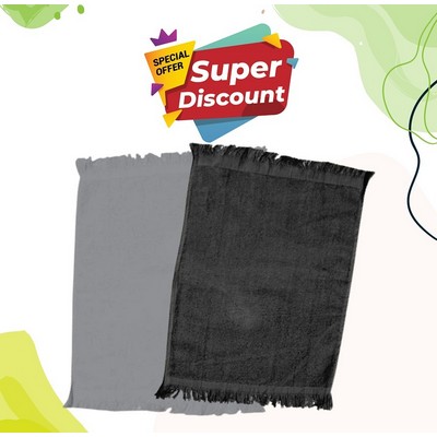 Fingertip Towel Fringed Ends (11"x18")