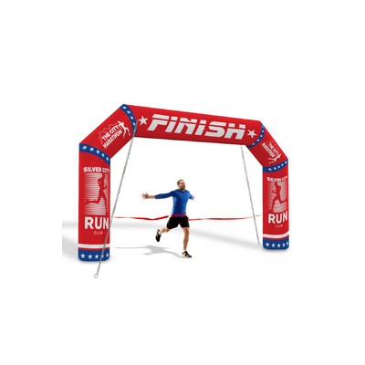 Custom Inflatable Angled Arch 30' w/ Blower