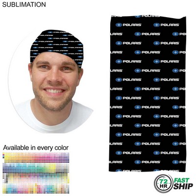 72 Hr Fast Ship - Sublimated Multifunction 2-Ply Tubular WINTER Headwear (Fandana Bandana)