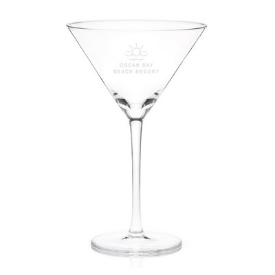 Viski® Stemmed Crystal Martini Glass, set of 2