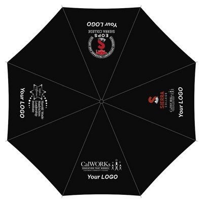Reinforced night reflective buckle reverse automatic umbrella