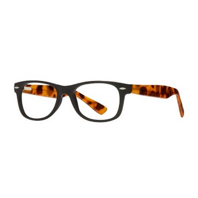 Avery Eco-Process Onyx & Tortoise Reading Glasses w/Blue Light Filtering