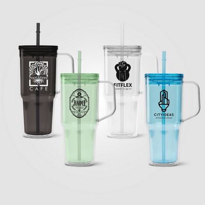 Polar Crystal - 32 oz. Recycled Double Wall Tumbler - Silkscreen