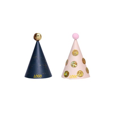 Party Glittering Hat with Ball