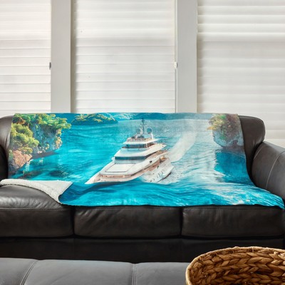 EPICOLOR Sherpa Throw - 60" x 80"