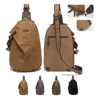 Oil Wax Chest Bag