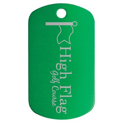 Anodized Aluminum G.I. Tag