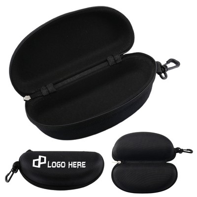 6.56 X 3 X 2.5" Eva Sunglasses Case W/ Carabiner