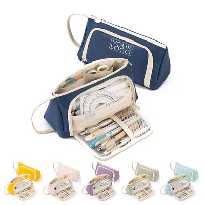 Large Triangle Capacity Pencil Pouch