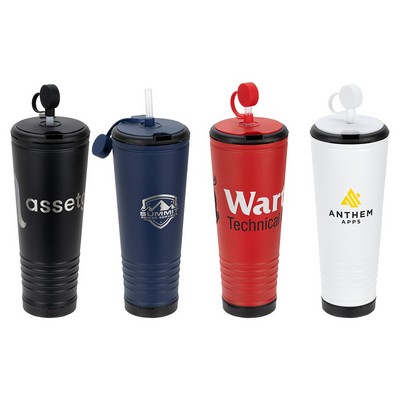 Klaxon 23 oz Stainless Steel/Polypropylene Tumbler with Built-In Horn