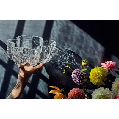 Kosta Boda Crackle Clear Bowl