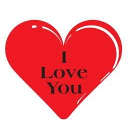 Heart Promotional Magnet w/ Strip Magnet (4")