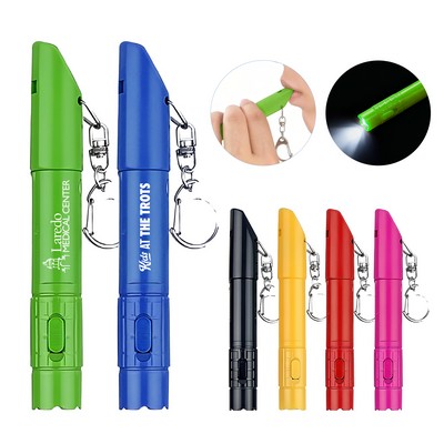 Whistle Ballpoint Pen with Flashlight