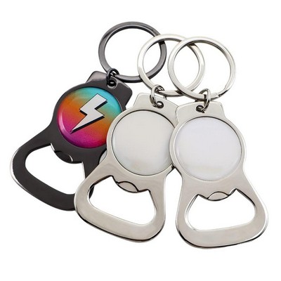 Custom Logo Bottle Opener Key Ring
