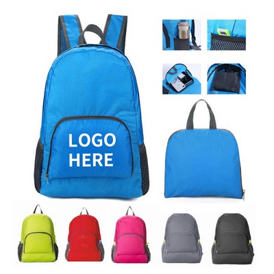 50-Piece Min Order Collapsible Travel Backpack
