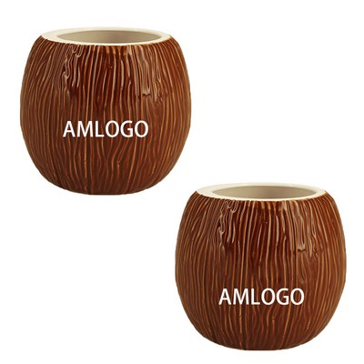Hawaiian Ceramic Wine Goble