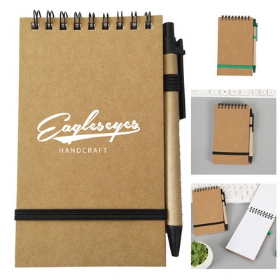 Portable Spiral Eco Notebook