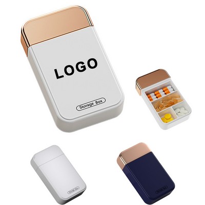 Portable Pill Organizer 4 Compartments