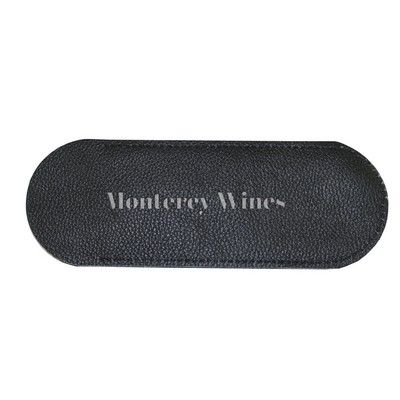 Waiter's Corkscrew Black Leather Sleeve