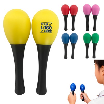 Small Plastic Maracas - Fun Percussion Shaker