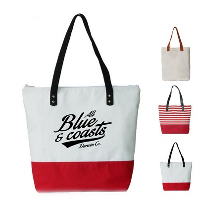 Cotton Canvas Tote Bag