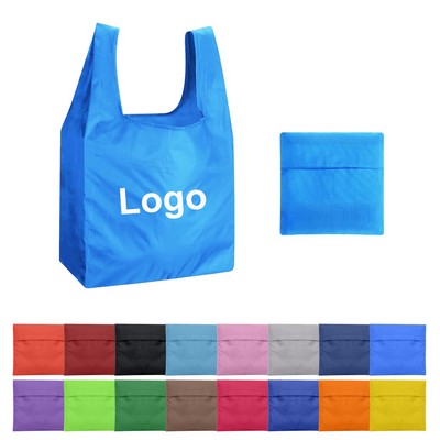 Polyester Foldable Reusable Grocery Bag