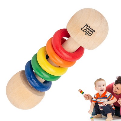 Natural Wood Infant Rattle