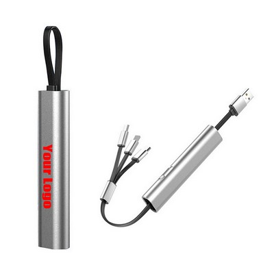 Retractable 3-in-1 USB Charging Cable